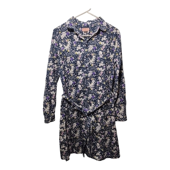 Thomas Pink Dresses & Skirts - PINK by‎ Thomas Pink Floral Button Up Shirt Preppy Casual Office Dress US Sz 8